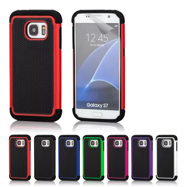 32nd Dual Layer Shockproof Case Cover For Samsung Galaxy  S7 Edge