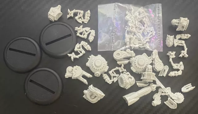 privateer press: Warmachine - CoC Galvanizer upgrade bits, unused.