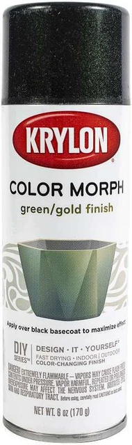 Krylon(R) color morph alto brillo 6 oz verde/oro 724504081418