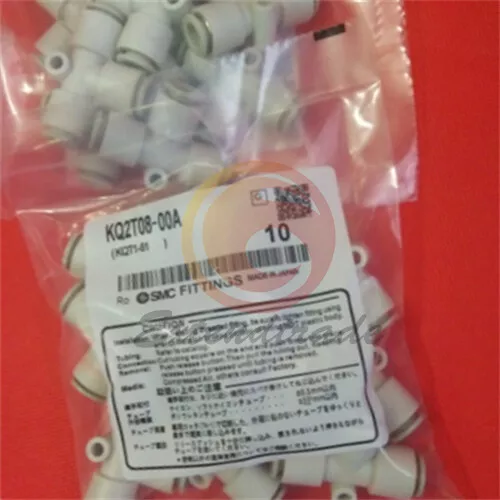 10PCS SMC KQ2T08-00A Schnell Pneumatisch Joint Neu