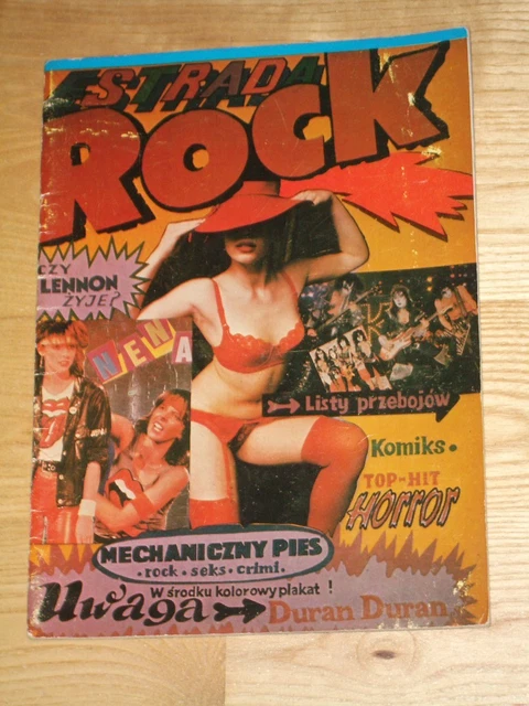 Estrada magazine 1984 Nena on cover * Duran Duran poster * Kiss * Kaja Goo Goo