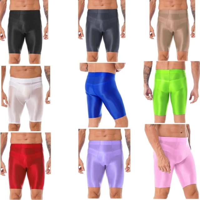 PANTALON DE SPORT Homme Transparent Brillant Short Legging de