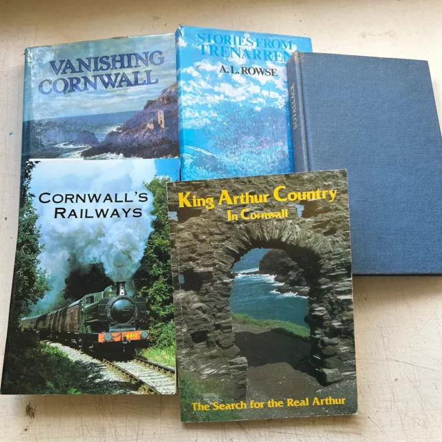 Cornwall book bundle x5 Railway King Arthur Trenarren Botallack Good condition