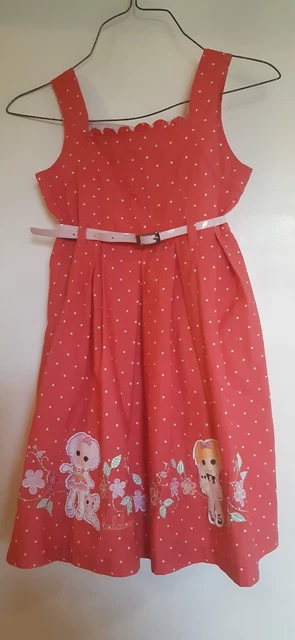 open lace back dress Lalaloopsy -Crumbs Sugar Cookie Girl's Costume