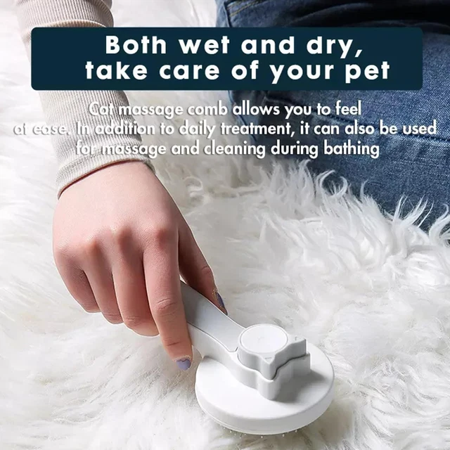 Pet Dog Cat Comb Massage Brush Pet Cleaning Comb Hair Removal Tools Household