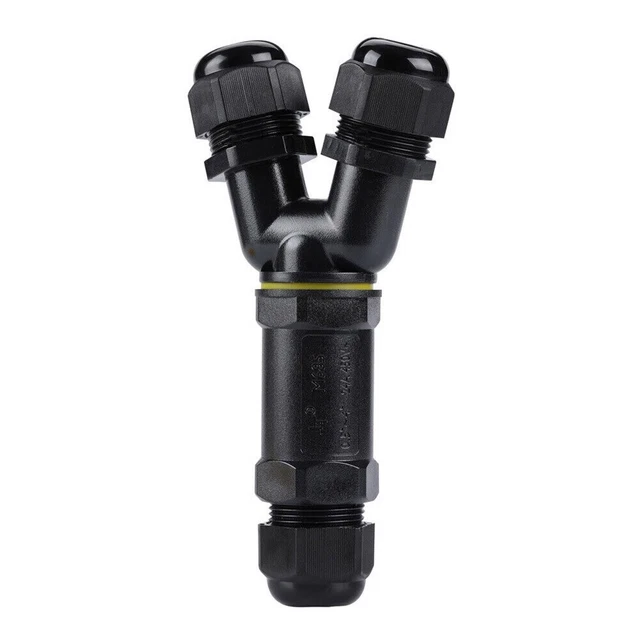 Fácil montaje manguito en Y manguito cable en Y IP 68 PA66 Equipamiento eléctrico