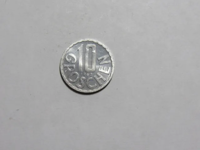 Old Austria Coin - 1963 10 Groschen - Proof