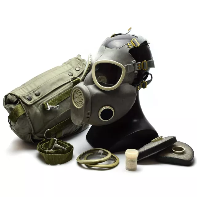 Polish Military Gas Mask MP-4 Genuine respiratory chemical Grey Olive OD NEW 2