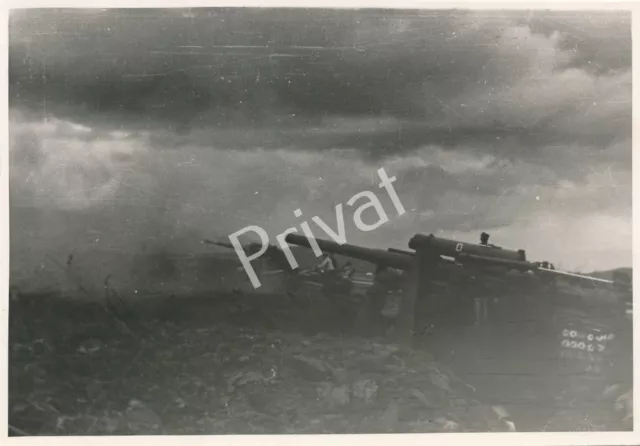 Foto WKII Wehrmacht Geschütz Gefecht Struma река струма Metaxalinie Ελλάδ L1.05