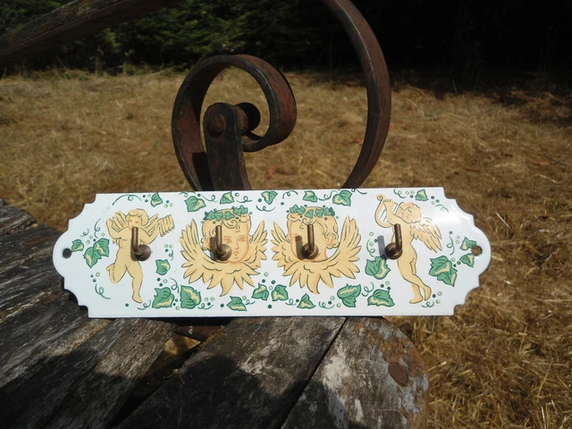 Porte Torchon émaillé Traditionnel – Herbes Aromatiques – Made In France