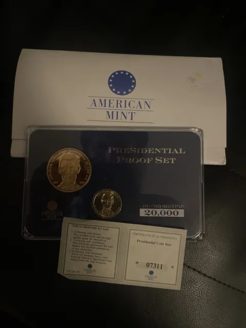 ABRAHAM LINCOLN Presidential Proof Set Limited Edition American Mint