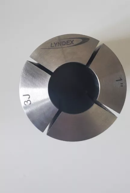 LYNDEX 1" 3J Round Collet with Internal & External Threads ~ Japan