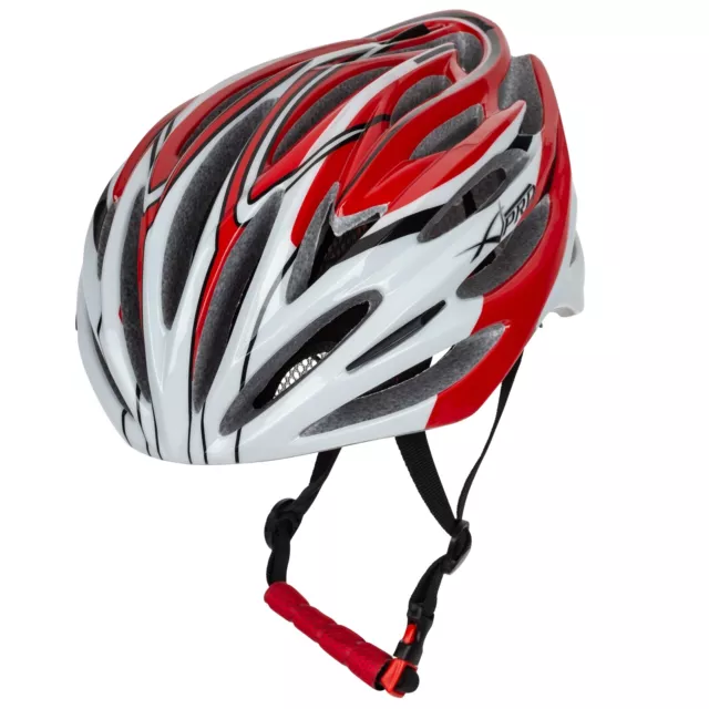 Casco Bici Mountain Uomo Strada MTB Ciclismo Corsa Bicicletta Leggero Rosso