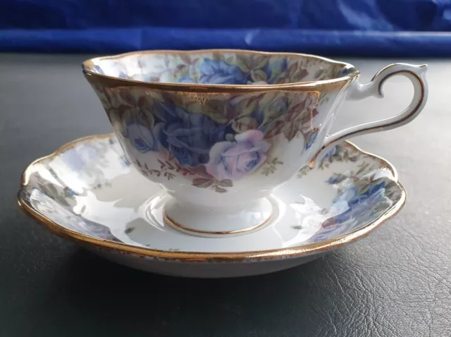 Royal Albert Moonlight Rose Cup And Saucer Royal Albert Blue Roses Cup Saucer