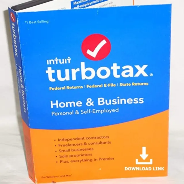TurboTax Home & Business 2016 Tax Preparation Software for PC