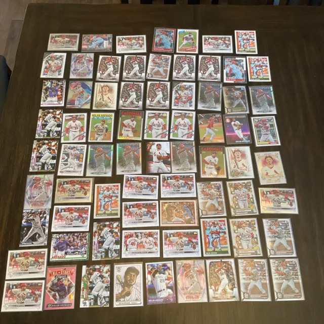 Nolan Arenado Lot Cardinals Rockies Inserts Topps Chrome Cosmic Allen Ginter