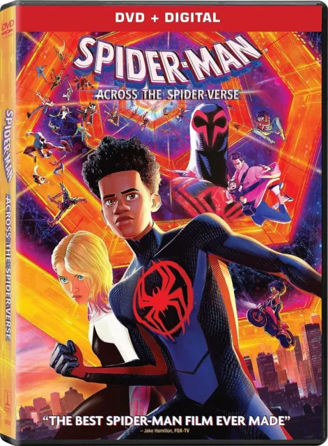 Spider-Man: Across the Spider-Verse (DVD, 2023, Widescreen) Free Shipping!