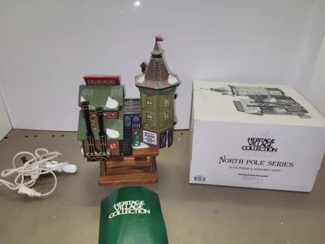 Dept 56 56384 Heritage Village North Pole Series Elfin Forge & Assembly Shop