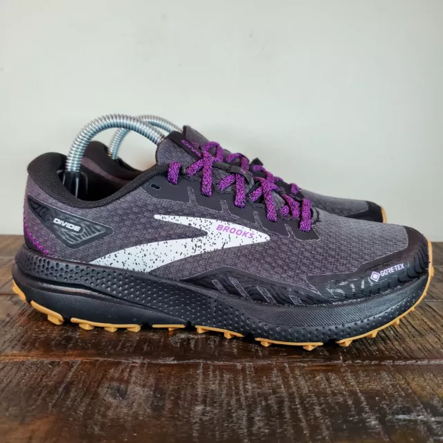 Brooks Divide 4 GTX Womens Size 5.5 Hiking Running Shoes 1203931B073 Purple