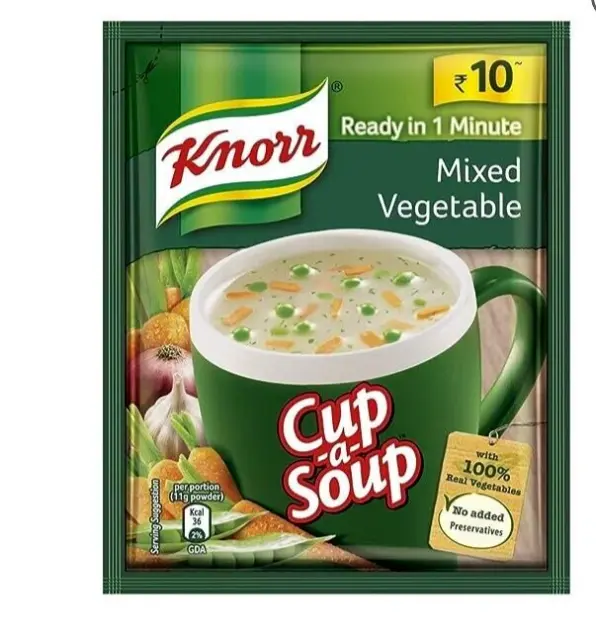 Knorr Tazza Di Verdure Miste Istantanee Una Zuppa 10 g - Confezione da 2
