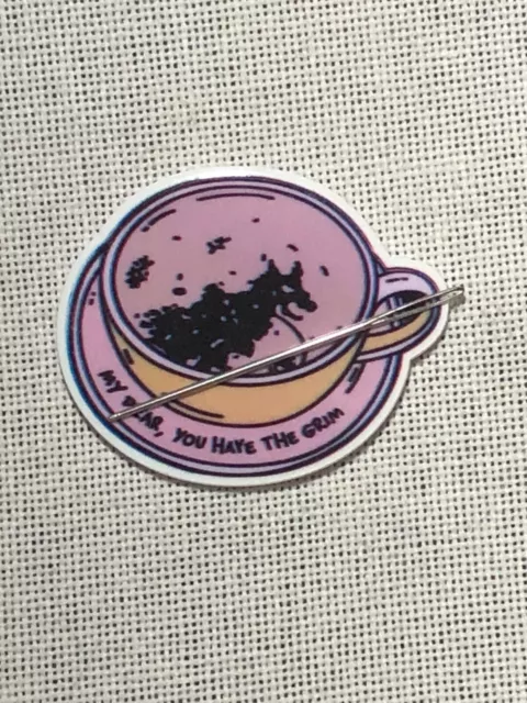 Tea Leaves needle minder, Corner Cover fridge magnet