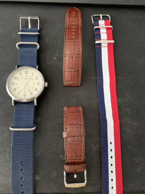 timex weekender 40mm With Extra Straps