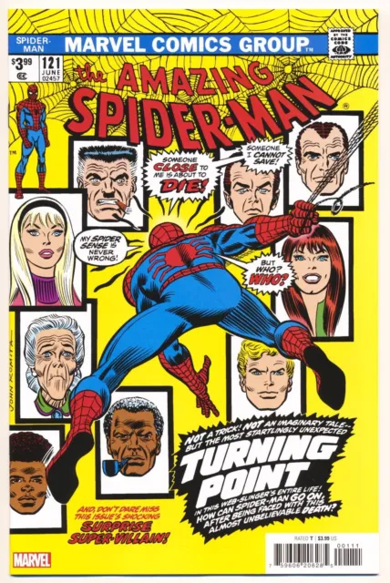 AMAZING SPIDER-MAN #121 NM, Facsimile Edition, Marvel Comics 2023