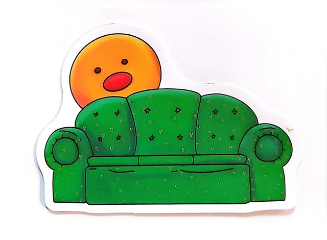 Molly Clock Rug Show PBS THE BIG Comfy Couch Loonette Molly Granny Clock Rug Water Resistant ...