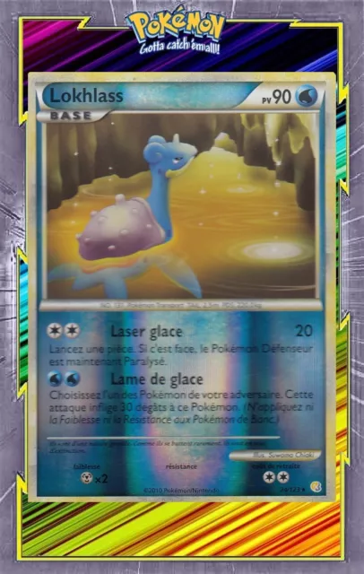 Lokhlass Reverse -HS01:HeartGold SoulSilver-24/123-Carte Pokemon Française