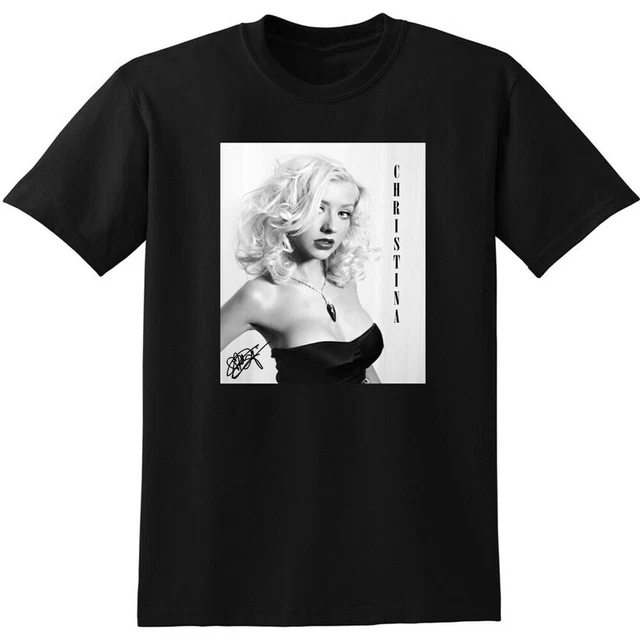 Hot Christina Aguilera T-shirt Gift Funny Unisex S-4XL Tee THAEB01829