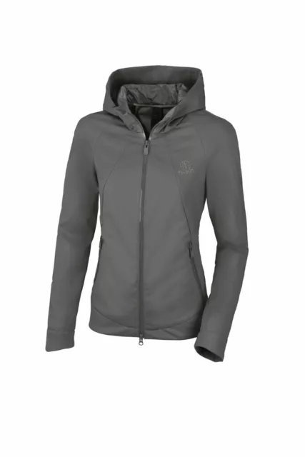 PIKEUR TIZIA Damen Softshelljacke beluga dunkelgrau Athleisure 2023