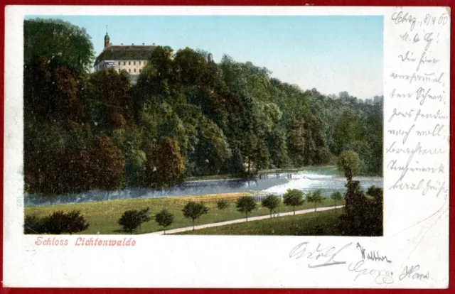 Chemnitz Niederwiesa 1900 Schloss Lichtenwalde AK