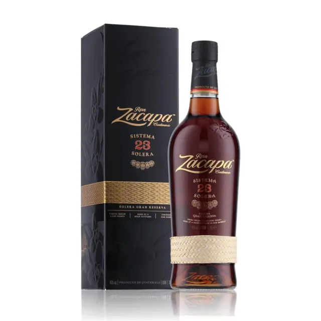 Ron Zacapa Centenario Sistema 23 Solera Rum 0,7l in Geschenkbox