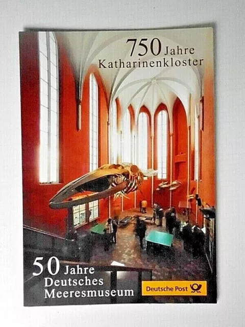 Beleg Ersttagsblatt BRD 2001 Katharinenkloster Stralsund Mi. Nr. 2195 FDC St.