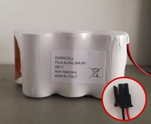 Panasonic Pacco Batteria Compatibile Allarme BAT0905 3V 9V BAT0008 Kros Technik 18513337 - Foto 3