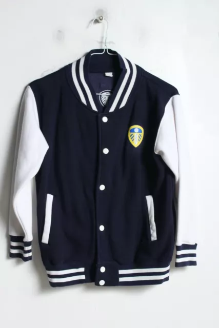 Leeds United FC Kinder Uni-Stil Trikotjacke - marineblau - Alter 9 11 (d40)