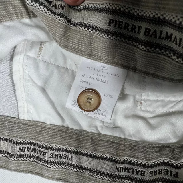 Pierre Balmain Paris vintage Pants trousers gray Beige Men’s 34W (96) 3