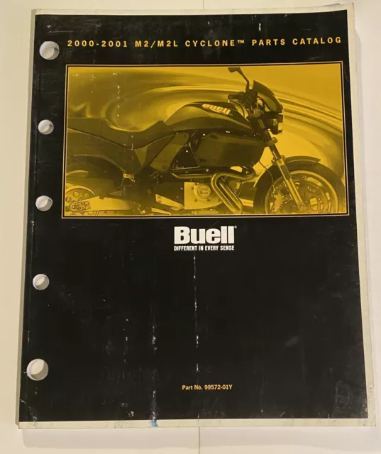 2000-2001 M2/M2L Cyclone Parts Catalog - Buell - Part No 99572-01Y