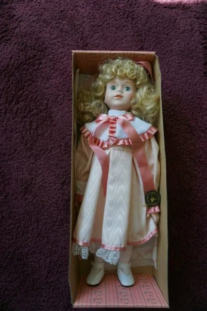16" Brinn's Porcelain Limited Edition Doll NAOMI 1988 Original Box COA Hang Tag