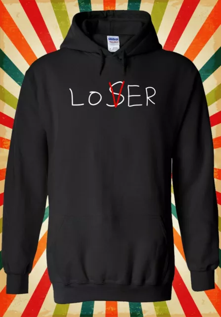 Loser Lover Funny Cool Retro Men Women Unisex Top Hoodie Sweatshirt 2460