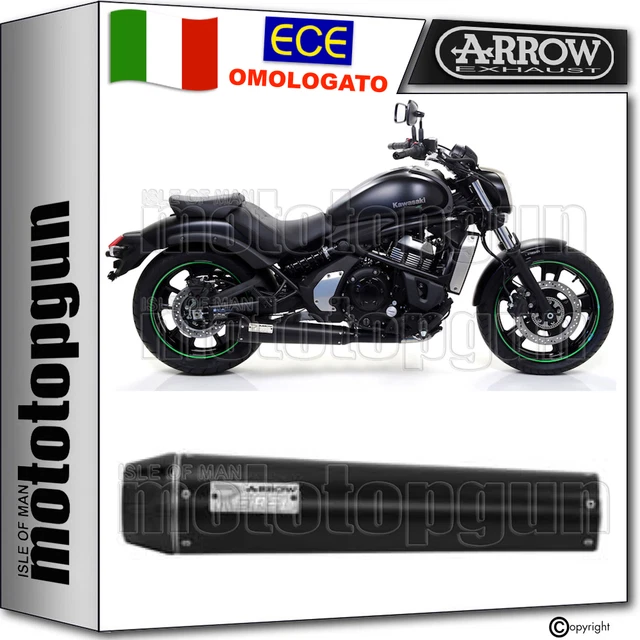 Scarico Arrow Omologato Per Honda CL 500 2024 - Nero Alluminio, DB-Killer Rimovibile