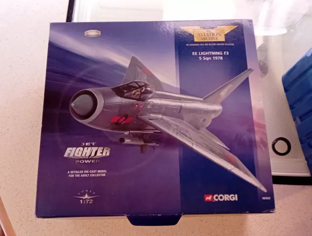 Corgi Aviation 49403 EE Lightning F3 5 Squadron 1978.