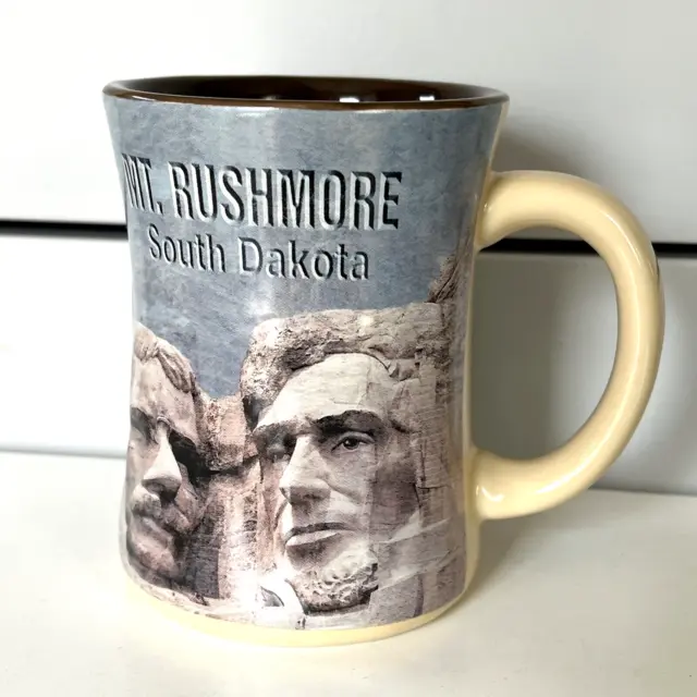 3D Mt Rushmore South Dakota Coffee Mug Mount Rushmore USA American Presidents