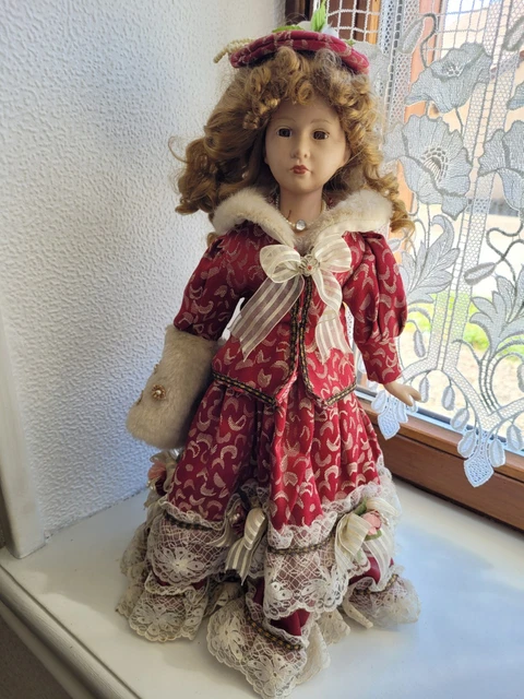 Poupée Bécassine Neuve - Figurine En Céramique Porcelaine, 20 Cm, Objet Déco