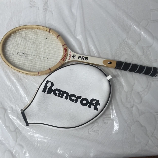 Vintage 1974 Bancroft Professional wooden tennis racquet