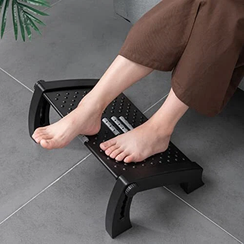 Adjustable Foot Rest for Under Desk at Work, Office Chair Foot Rest with