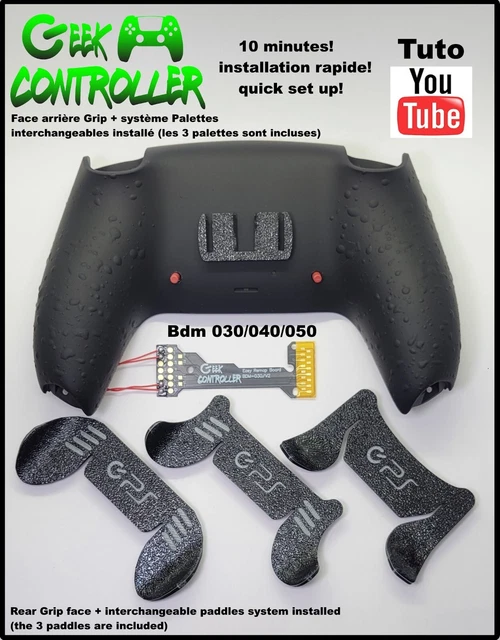 Service D'installation Palettes Arrière Sur Manette PS5 - Garantie 6 Mois (type Burn/Scuf/Geek)