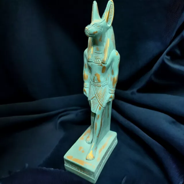 RARE ANCIENT EGYPTIAN ANTIQUITIES Statue Large God Anubis Lord Of Mummification