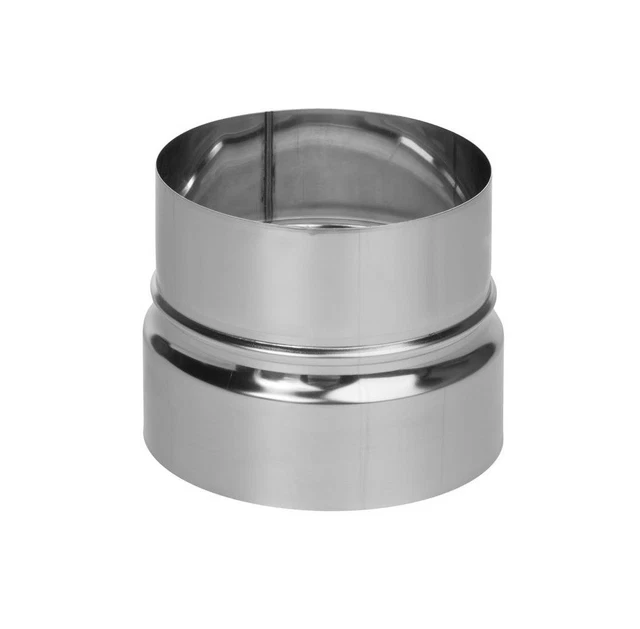 Cheminée Conduit Doublure Métal Réducteur Inox Acier Tuyau Connecteur Adaptateur 2