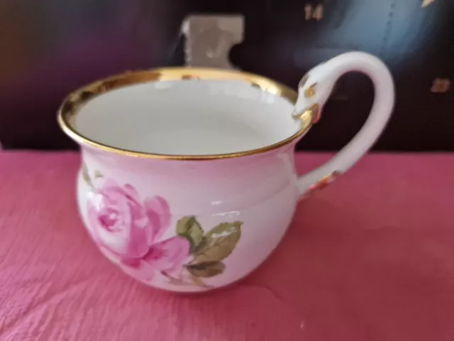 1 Tasse Meissen Rote Rose